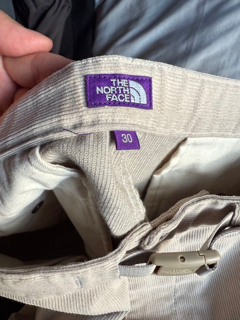 THE NORTH FACE パープルレーベル コーデュロイ パンツ 白30