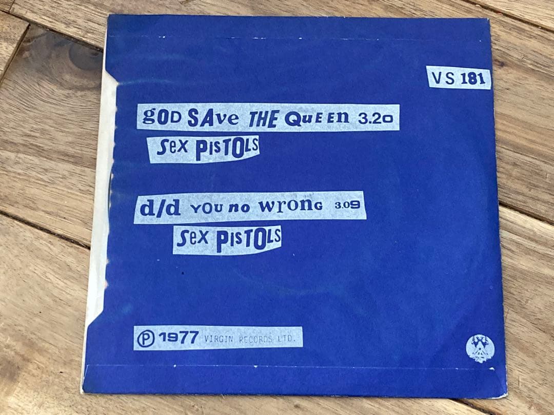 激レア! Sex Pistols God Save The Queen レコード