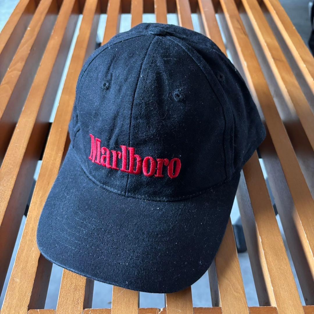マルボロ Marboro 90s 企業キャップ フロントロゴAT48