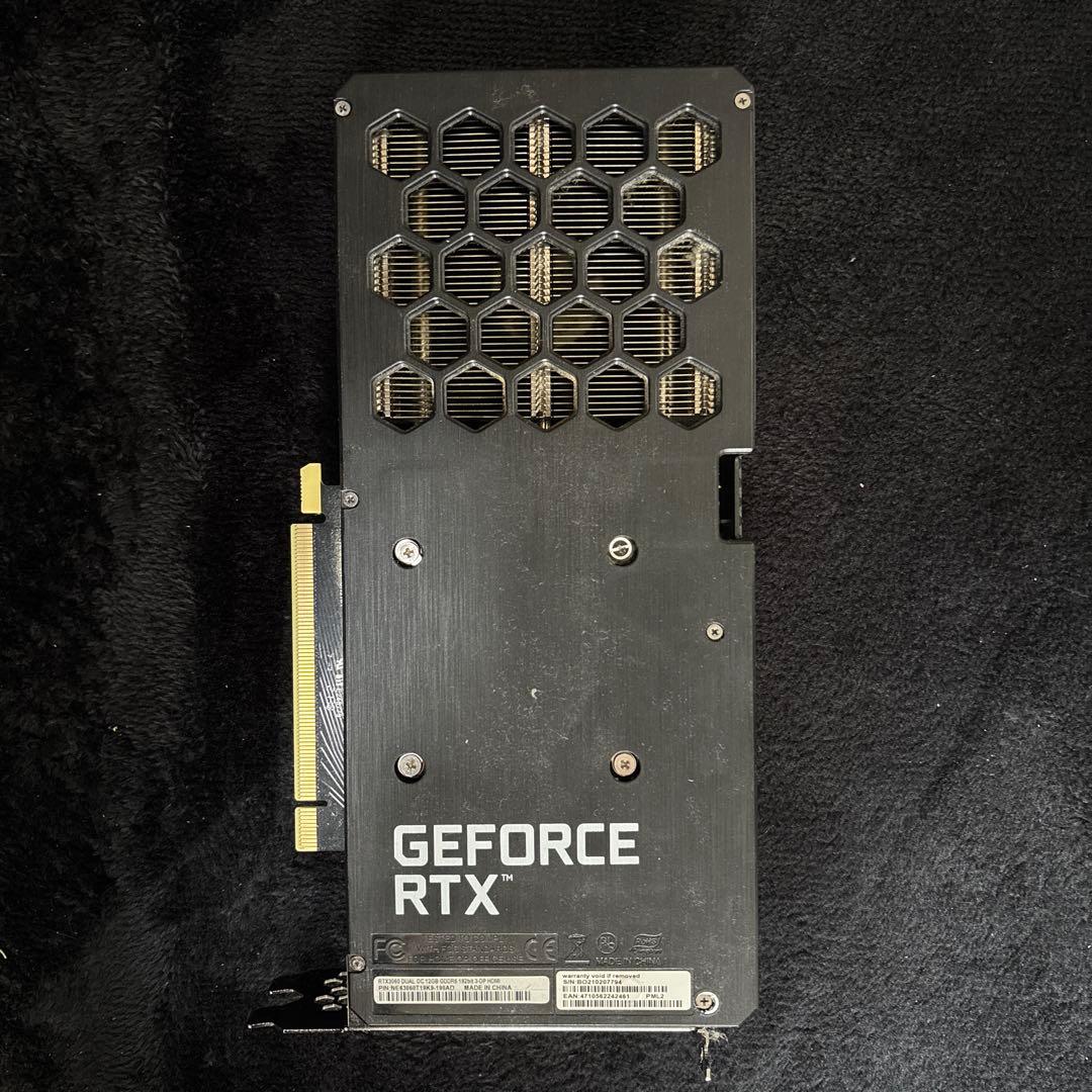 Palit RTX3060 OC 12GB 動作確認済み
