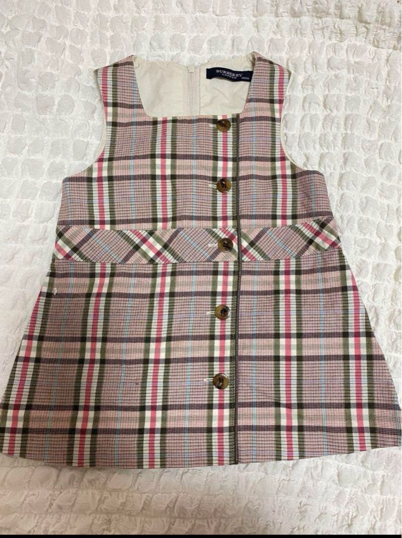 【極美品】BURBERRY ベビー 80cm ノバチェック ワンピース 女の子