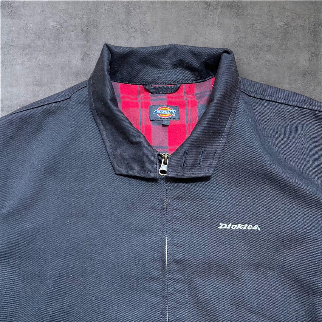 Dickies スイングトップ　ブラック　ワークジャケット　ハリントン　Ｌ