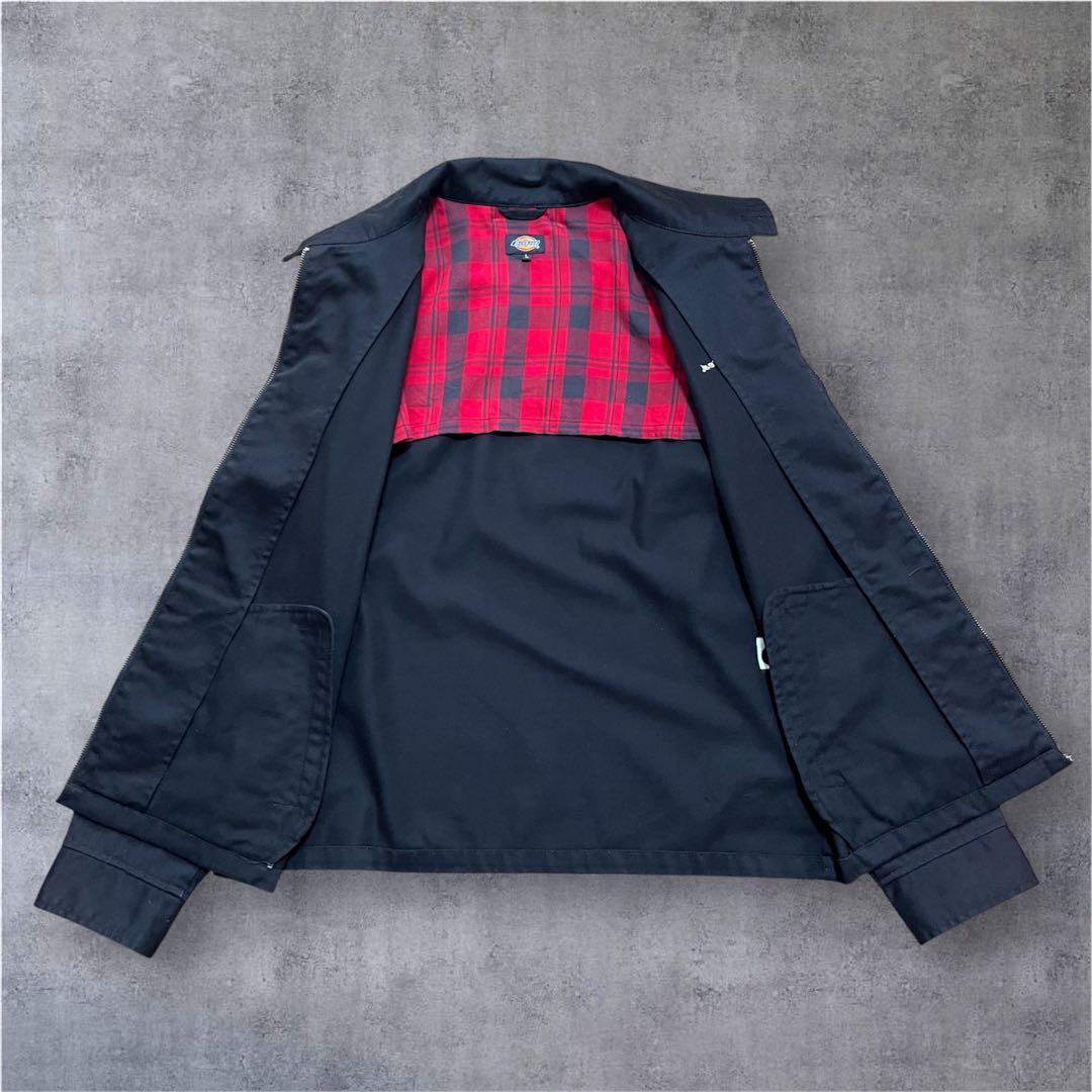 Dickies スイングトップ　ブラック　ワークジャケット　ハリントン　Ｌ