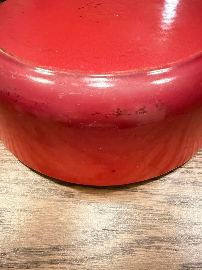 Le Creuset ココットロンド 両手鍋 24cm チェリーレッド