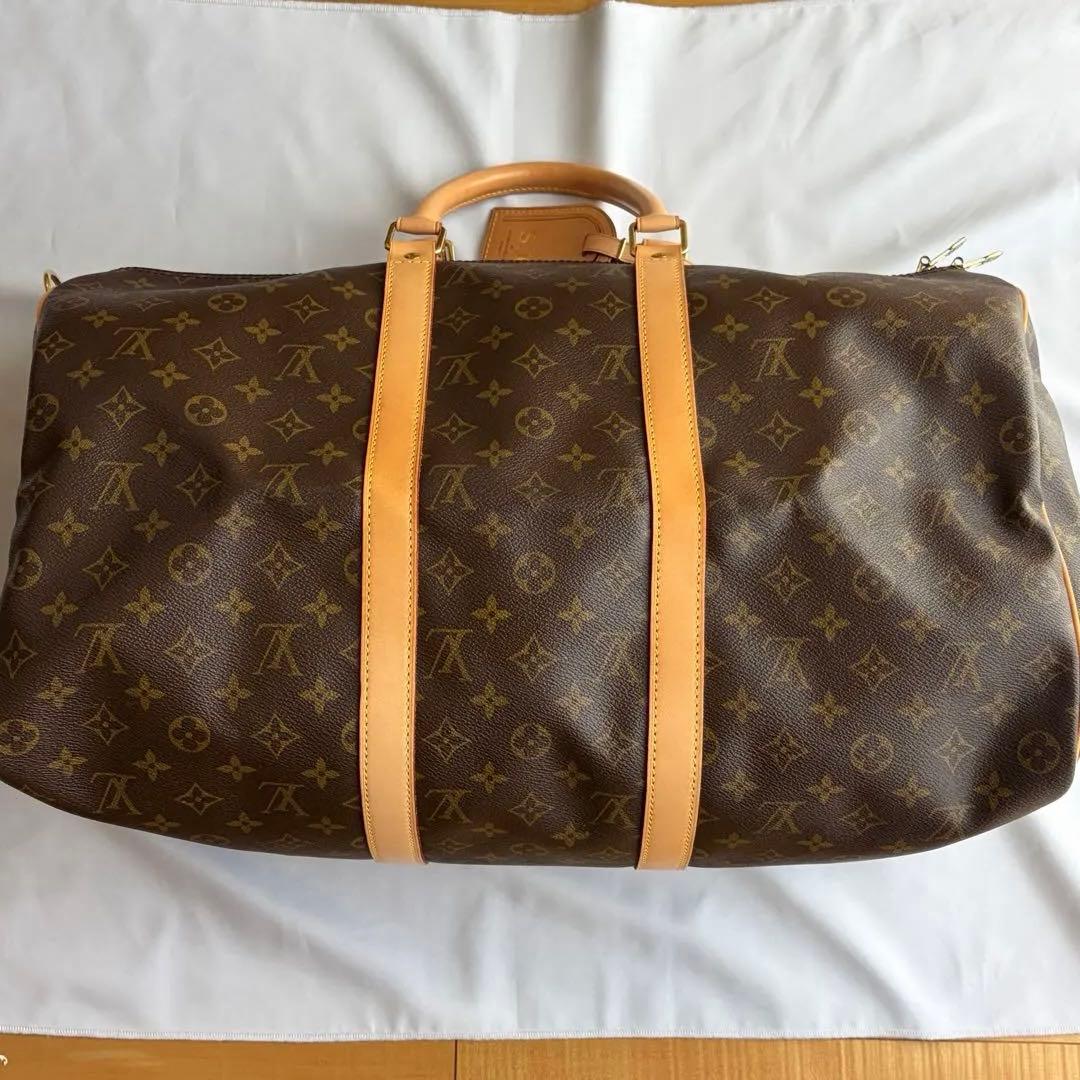 Louis Vuitton モノグラム キーポル・バンドリエール50 リペア済