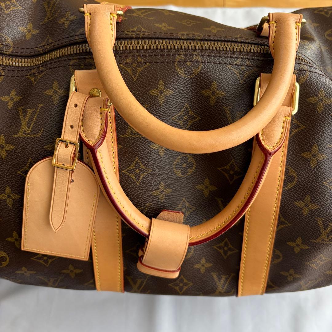 Louis Vuitton モノグラム キーポル・バンドリエール50 リペア済