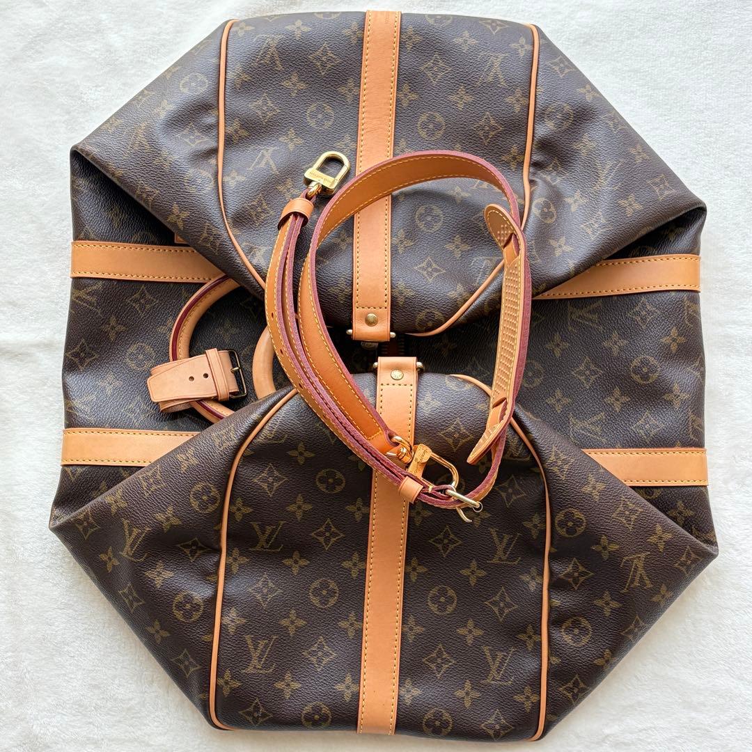 Louis Vuitton モノグラム キーポル・バンドリエール50 リペア済
