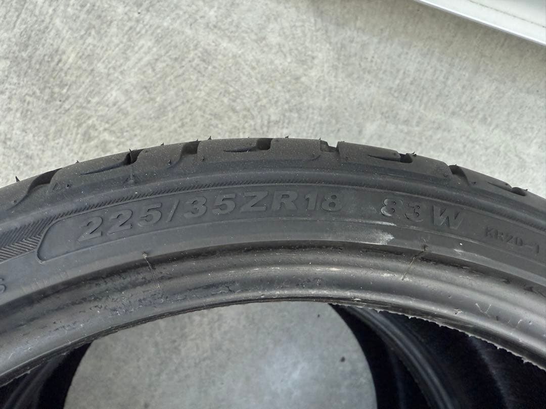 225/35-18 ケンダ　KR20 未使用　2本