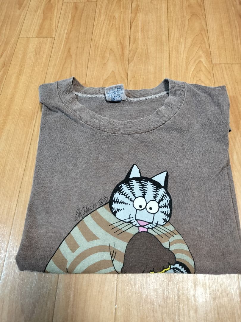 90s Crazy Shirts クリバンキャットTシャツ USA製