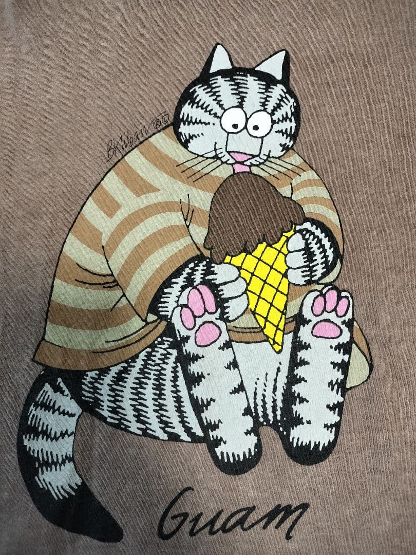 90s Crazy Shirts クリバンキャットTシャツ USA製