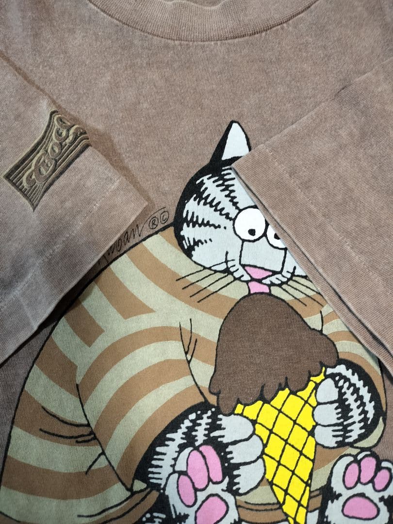 90s Crazy Shirts クリバンキャットTシャツ USA製