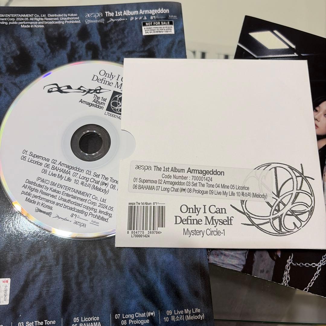 aespa⭐︎本人サイン入り⭐︎Armageddon 1st Album