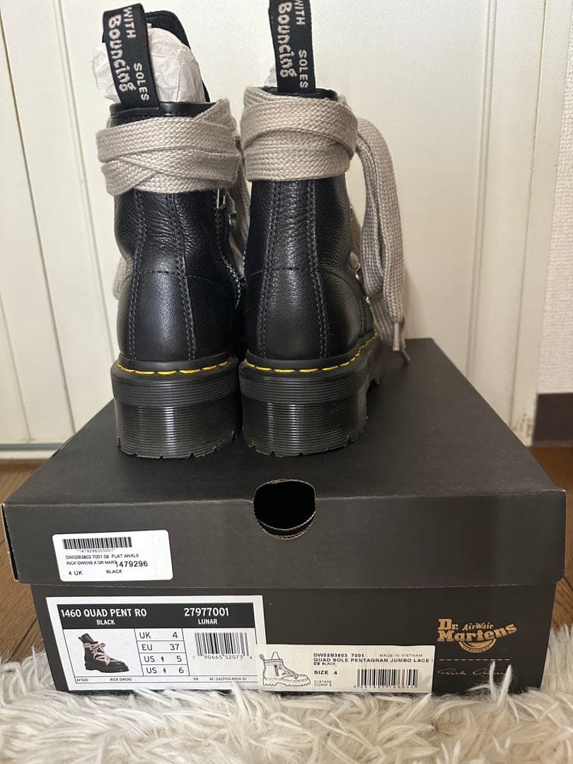 美品　RICK OWENS Dr.Martens 1460 Jumbo Lace