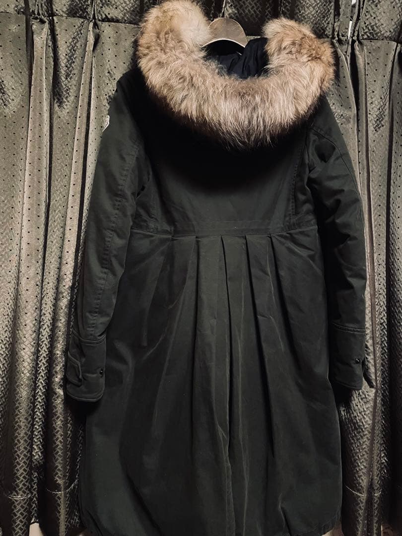 MONCLER モンクレール EVANTHIA カーキ　モッズコート　ダウン