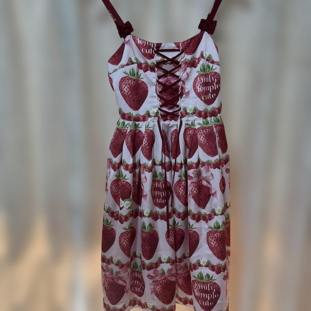 エミキュ♡Strawberry Bon Bon キャミソールワンピ♡