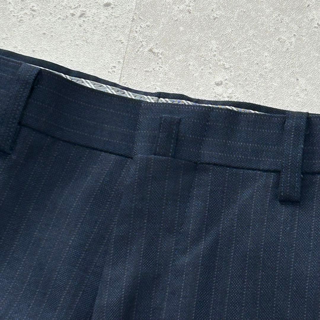 極美品◆kazutaka katoh ダブルブレスト〔Y6〕セットアップ 紺色