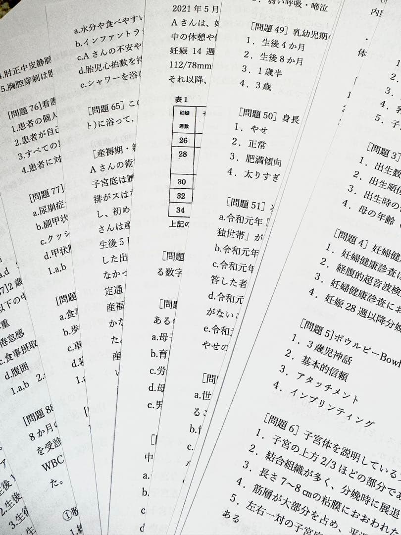 大人気シリーズ！　助産学校受験対策問題集 3点セット　助産過去問　助産学校入試