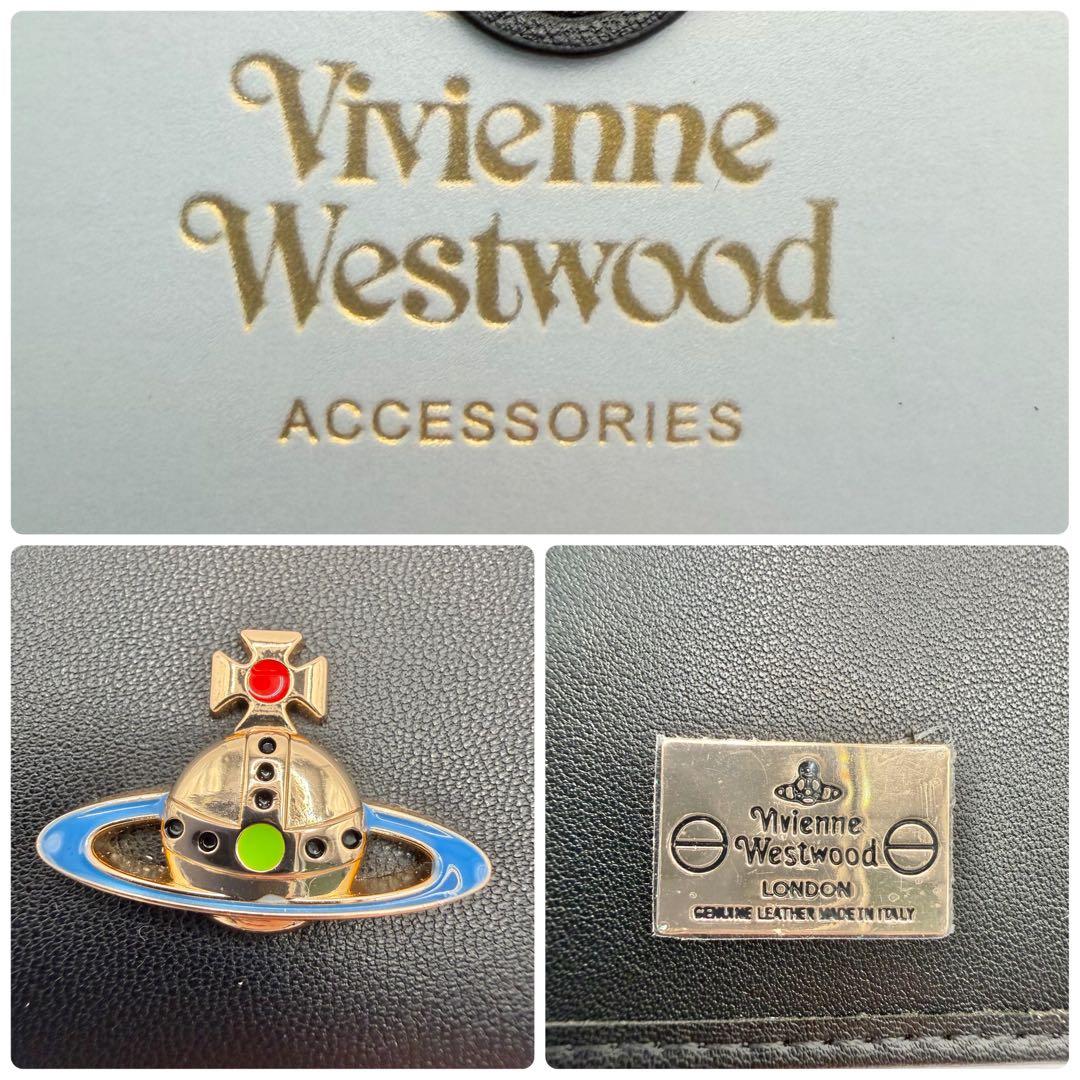 未使用✨Vivienne Westwood 三つ折り財布 オーブ レザー￼