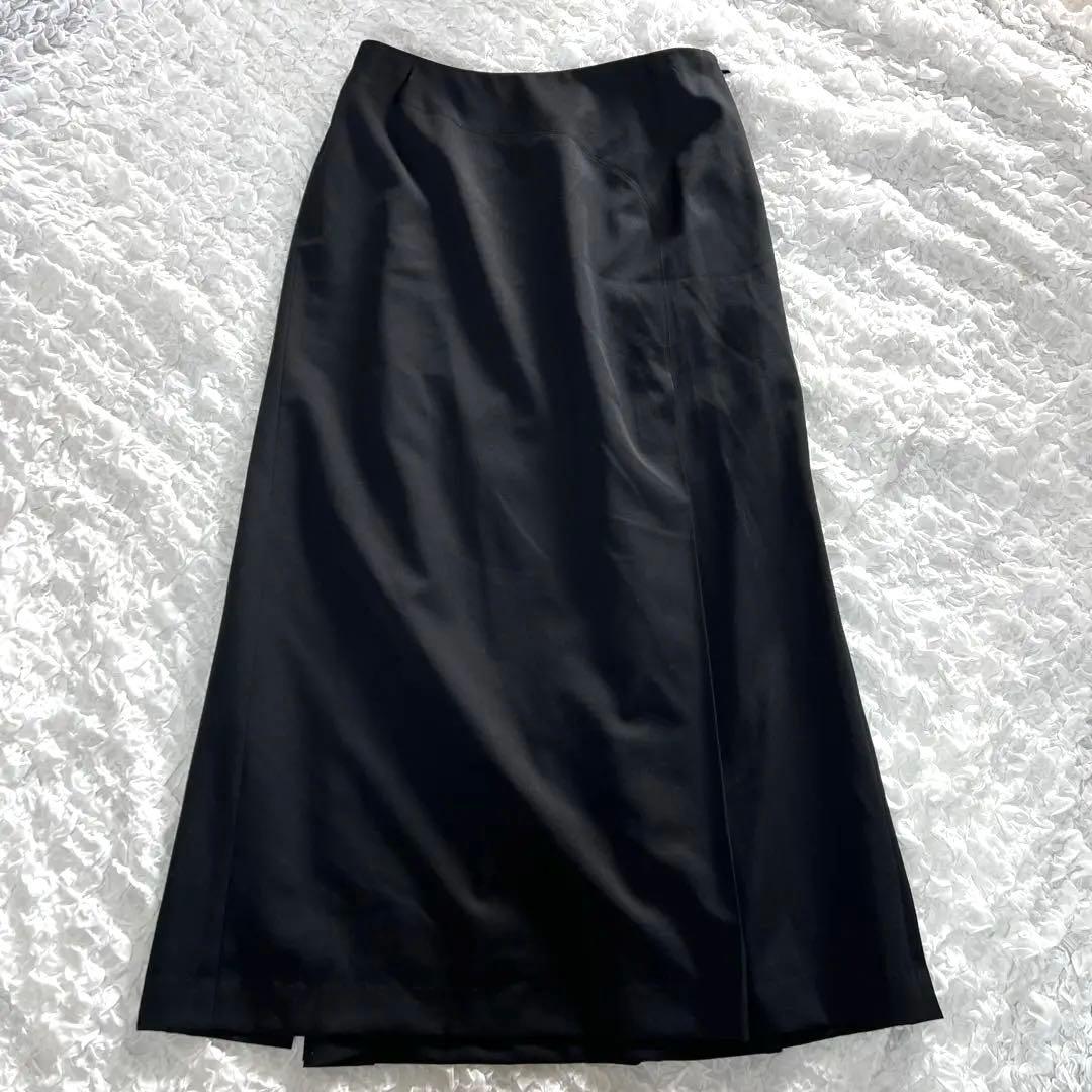 美品【コムサデモード】（tall 15）ロングスカート ブラック 大きさサイズ