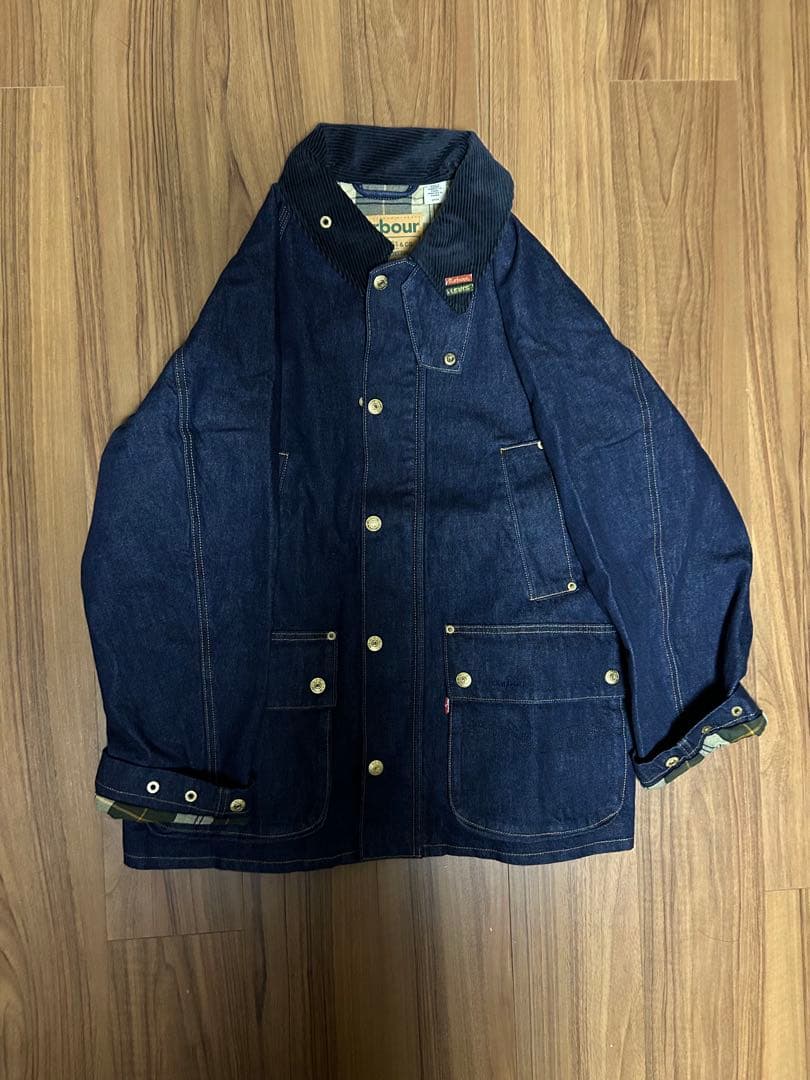 現時点で最安値 《Barbour × Levi’s》デニム カバーオール