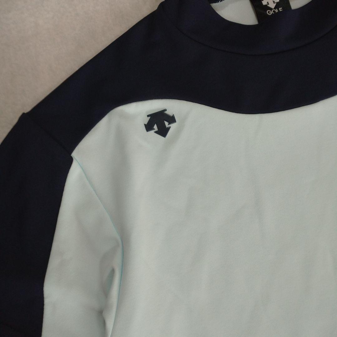 美品!!デサント　DESCENTE GOLF モックネック　シャツ Ｌ