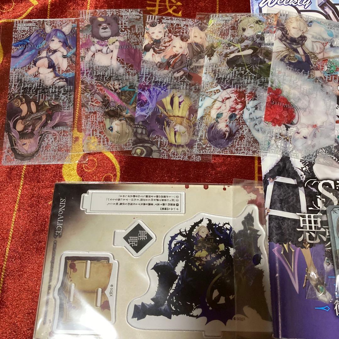 SINoALICEグレーテル赤ずきんアクチャ色紙などセット