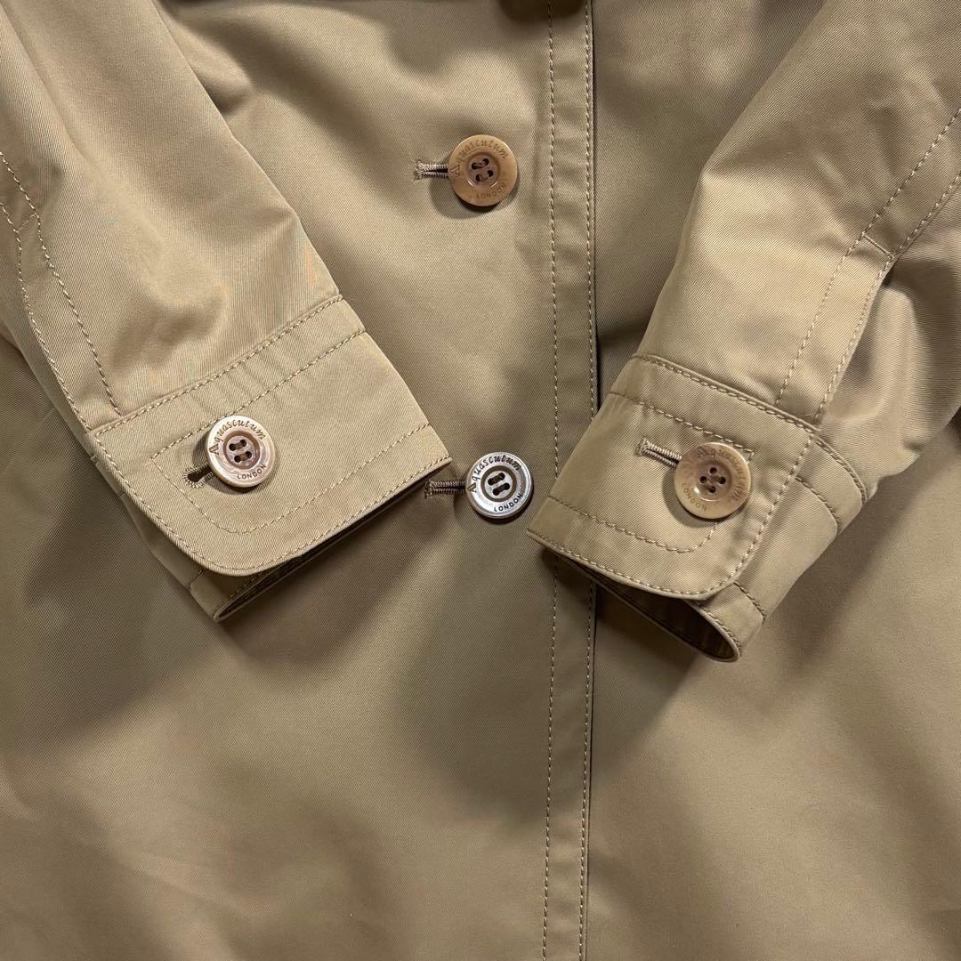 美品　Aquascutum トレンチコート クラブチェック ベルト ベージュ