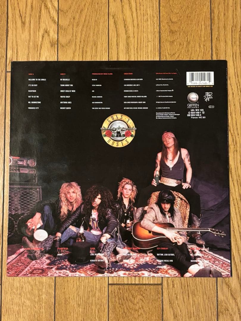 洋楽 Guns N' Roses Appetite LP
