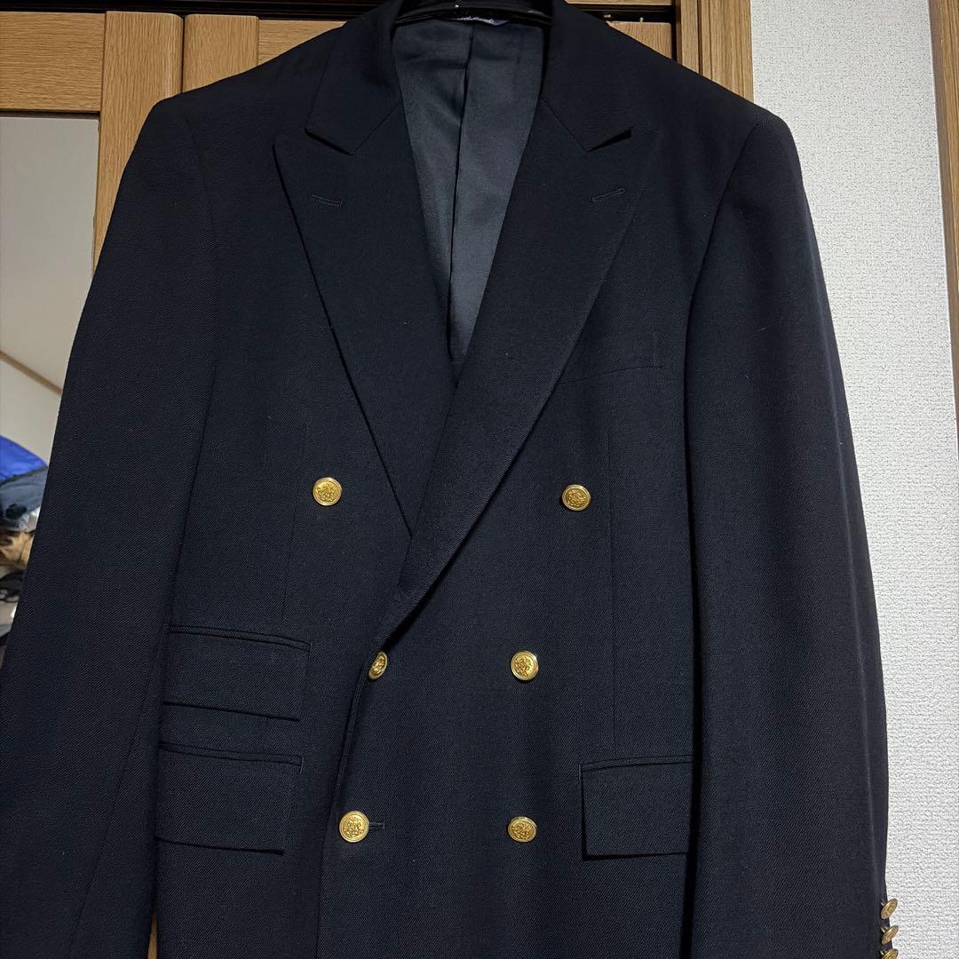 ベイカーストリート　紺ブレザー　ダブル