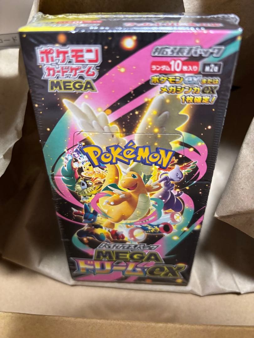 ポケモンカードゲーム MEGAドリームEX ボックス　シュリンク付き未開封