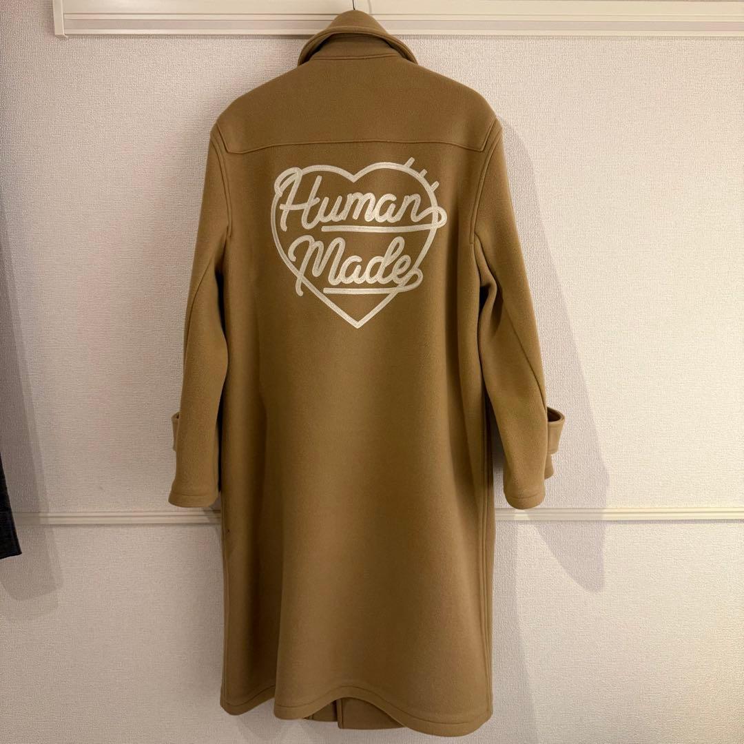 【未使用美品】HUMANMADE ベージュダッフルコート Sサイズ
