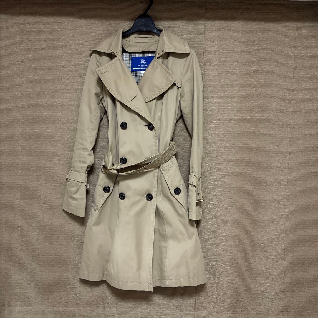 ベージュ トレンチコート チェック裏地　Burberry