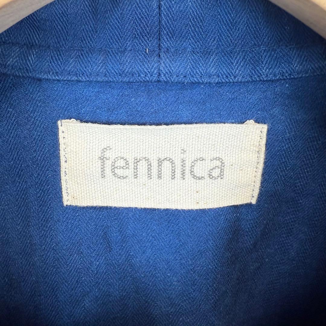 fennica フェニカ ヘリンボーン フレンチカバーオール 短丈
