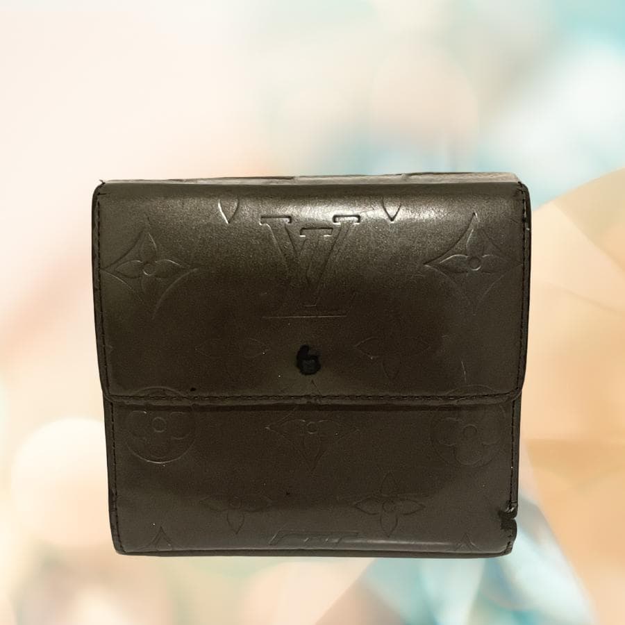 Louis Vuitton ヴェルニ 財布ウォレット ブラック　グレー　ヴィトン