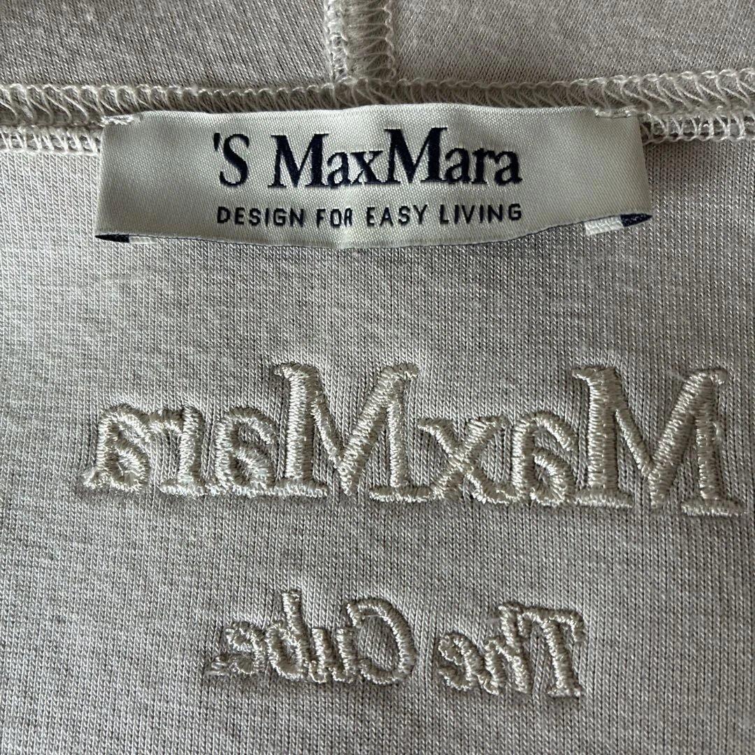 MaxMara マックスマーラオフホワイト ロングコート フード付きSサイズ
