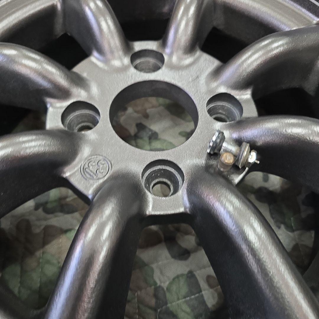 １５インチ　ワタナベ　F8 4穴　オフセット不明　DR30 フロント仕様