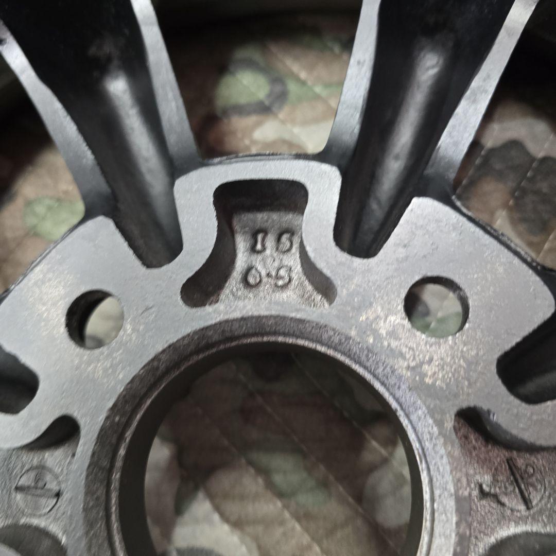 １５インチ　ワタナベ　F8 4穴　オフセット不明　DR30 フロント仕様