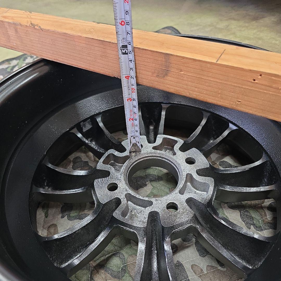 １５インチ　ワタナベ　F8 4穴　オフセット不明　DR30 フロント仕様
