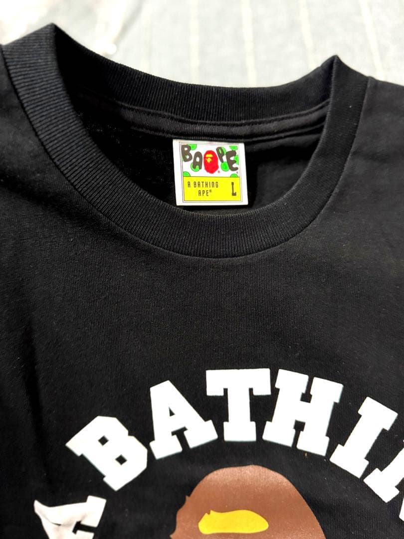 A BATHING APE メンズ　COLLEGE TEE エイプ