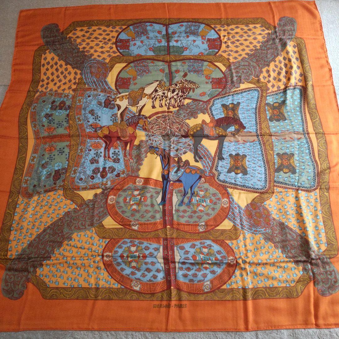 HERMES エルメス 大判 ショール ストール