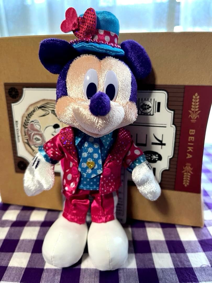 ディズニーパルパルーザ　ファンダーランド　ミッキーミニーぬいぐるみバッチミニバル