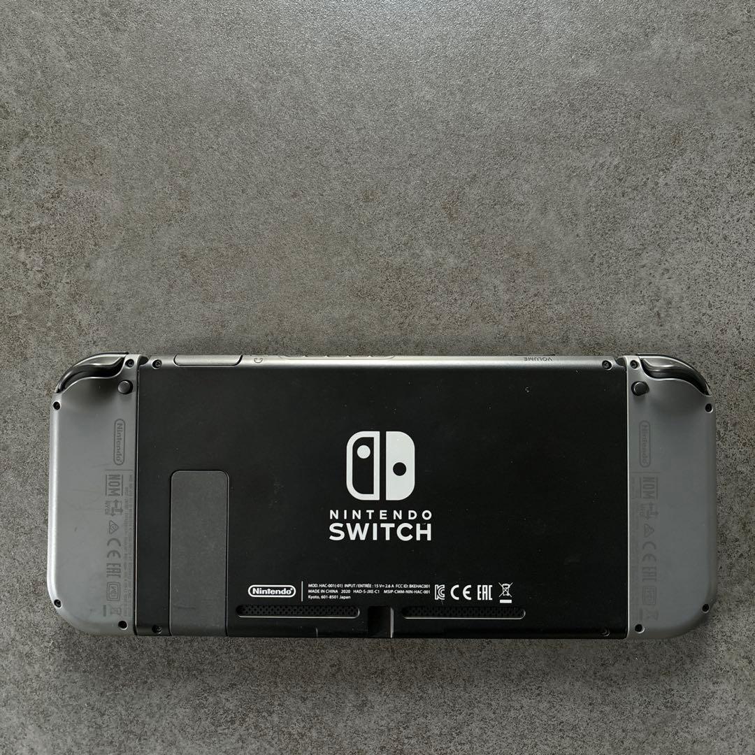 【美品】スイッチ　Nintendo Switch 本体　グレー　箱あり付属品あり