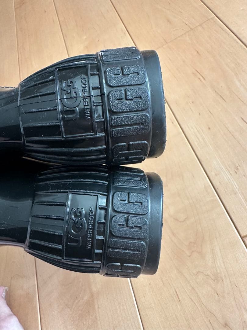 UGG 防水 ブラック 長靴・レインブーツ