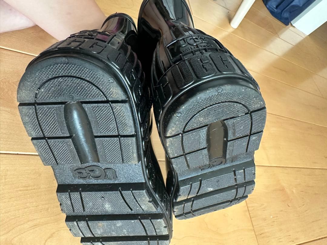UGG 防水 ブラック 長靴・レインブーツ