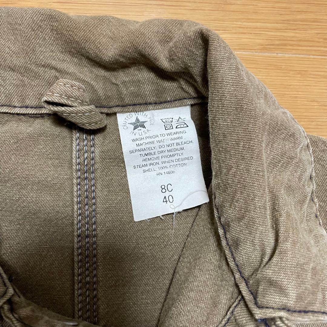 90s Carhartt 星タグ ミシガンチョアコート カバーオール 裏地なし