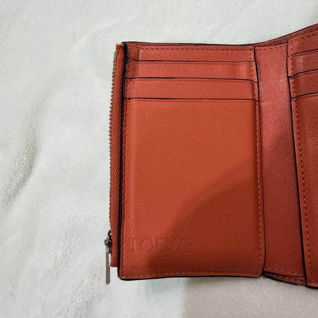 LOEWE ロエベ バーティカルウォレット スモール 三つ折り財布