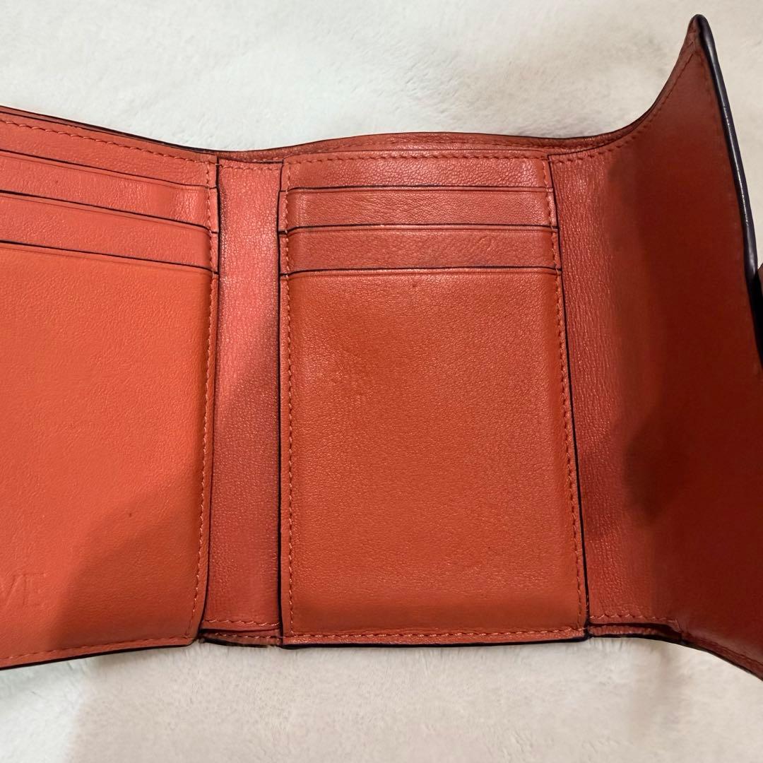 LOEWE ロエベ バーティカルウォレット スモール 三つ折り財布
