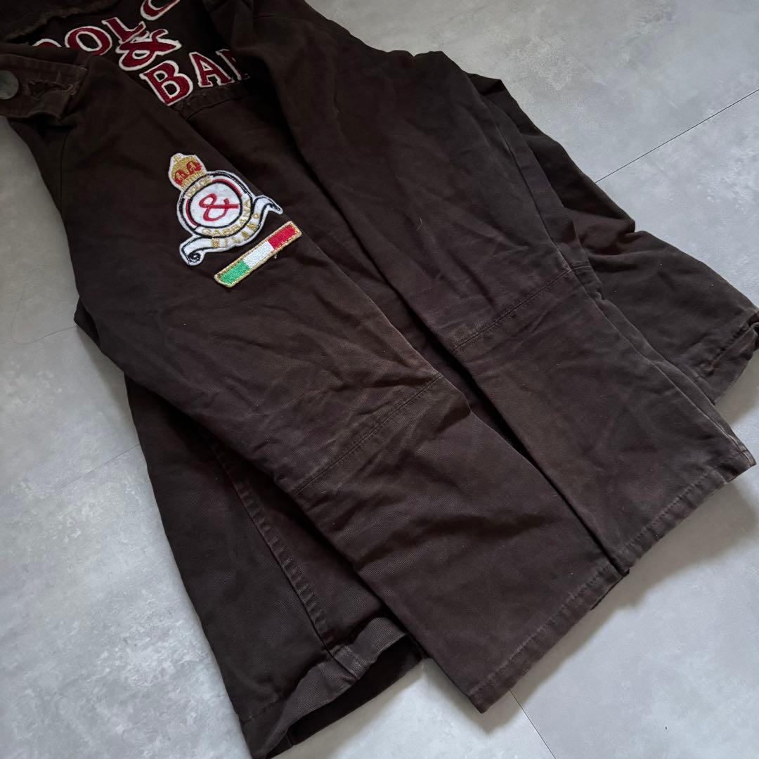 DOLCE&GABBANA ドルガバ　ミリタリージャケット　y2k 平成ギャル