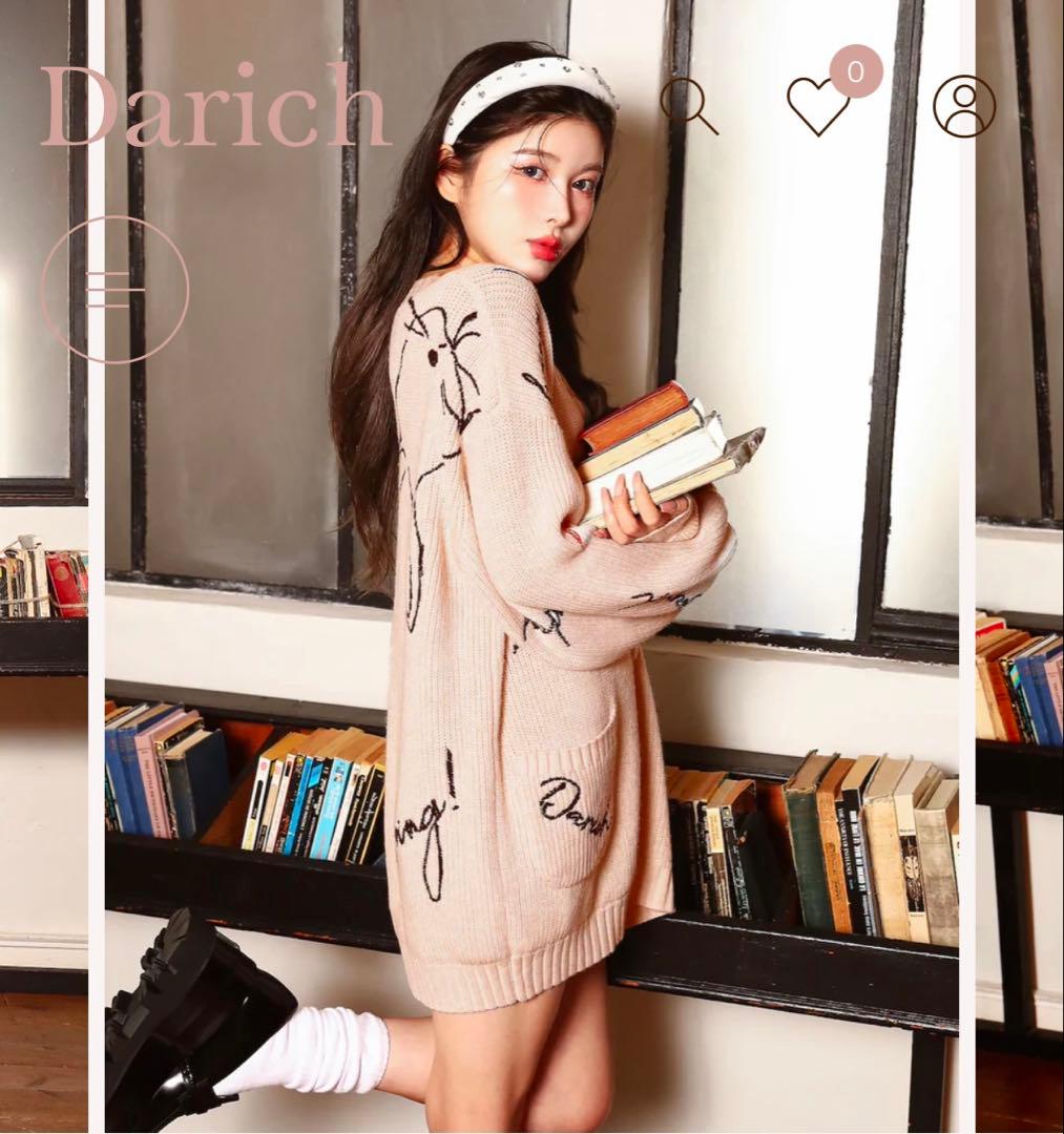 Darich ダーリッチ　エンブロイダリーニット