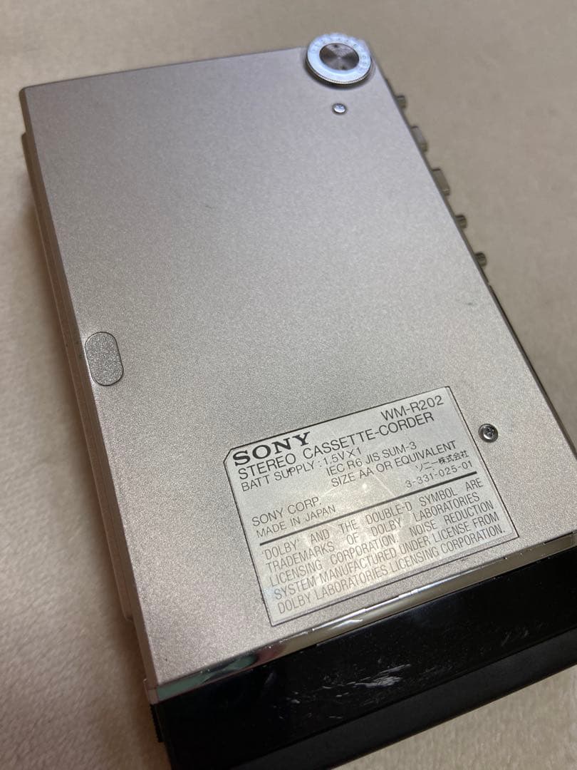 【ジャンク品】SONY WM-R202 ウォークマン　ステレオ録音マイク（2点）